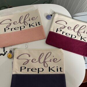 Brand New Zippered Makeup Bag-- Your Choice of Color